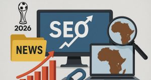 African news websites digital network illustrating World Cup SEO strategies for domain authority