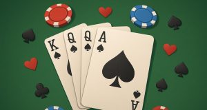 Spades online gameplay with winning hand and cards on digital game table