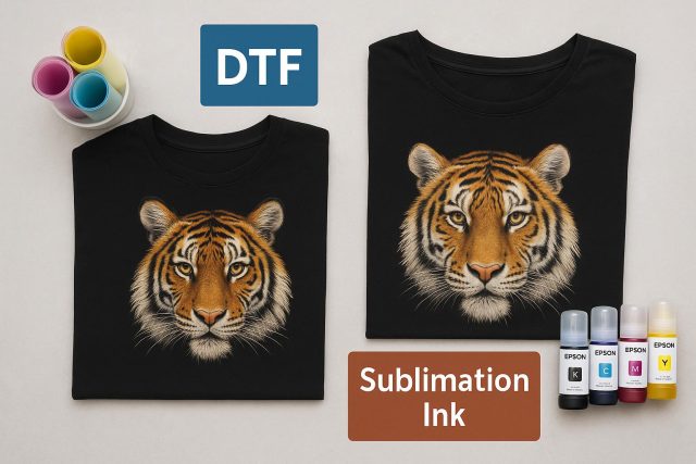 DTF vs. Sublimation Ink: Which Transfer Method Delivers Better Wash Durability? DTF and sublimation ink transfer comparison highlighting wash durability on printed fabrics