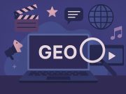 How Generative Engine Optimization (GEO) is Changing the Way We Consume Entertainment News Abstract digital interface illustrating Generative Engine Optimization in entertainment news delivery