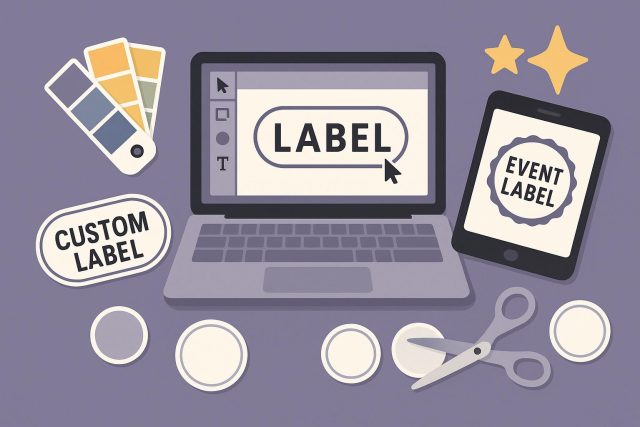 The Best Label Design Tools for Custom and Event Labels Online in 2026 Colorful custom and event label designs created with top online label design tools