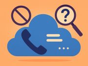 Blink Voice: Debunking Myths About Cloud-Based Phone Systems Cloud-based phone system interface with digital connections for business communication solutions