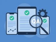 A Complete Guide to Ensuring Quality Across Mobile Devices Mobile device testing concept with smartphones and quality assurance icons on digital background