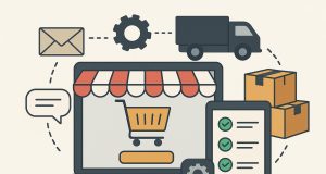 Ecommerce virtual assistant managing online orders and inventory for smooth store operation