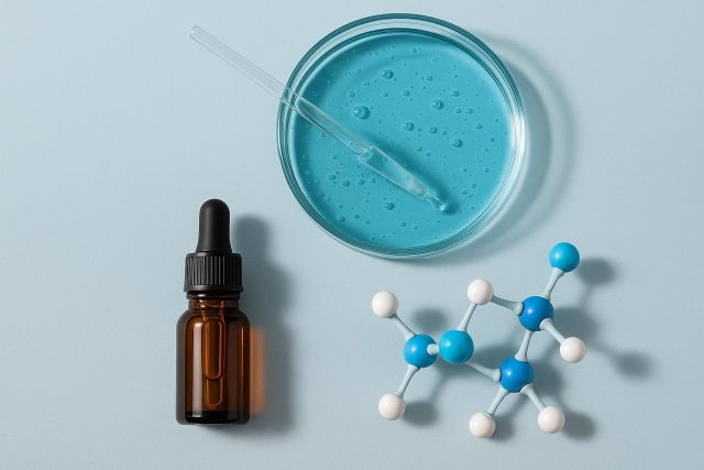 GHK-Cu Peptide Benefits for Skin: The Science-Backed Secret to Youthful, Healthy Skin GHK-Cu peptide serum being applied to skin, promoting youthful and healthy complexion