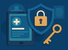 Digital health platform interface balancing security features with user convenience tools