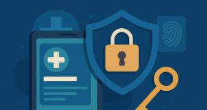 Digital health platform interface balancing security features with user convenience tools