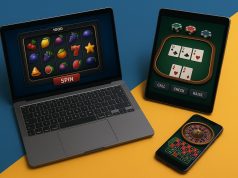 Multiple devices showcasing seamless iGaming UX design for improved cross-platform user experience