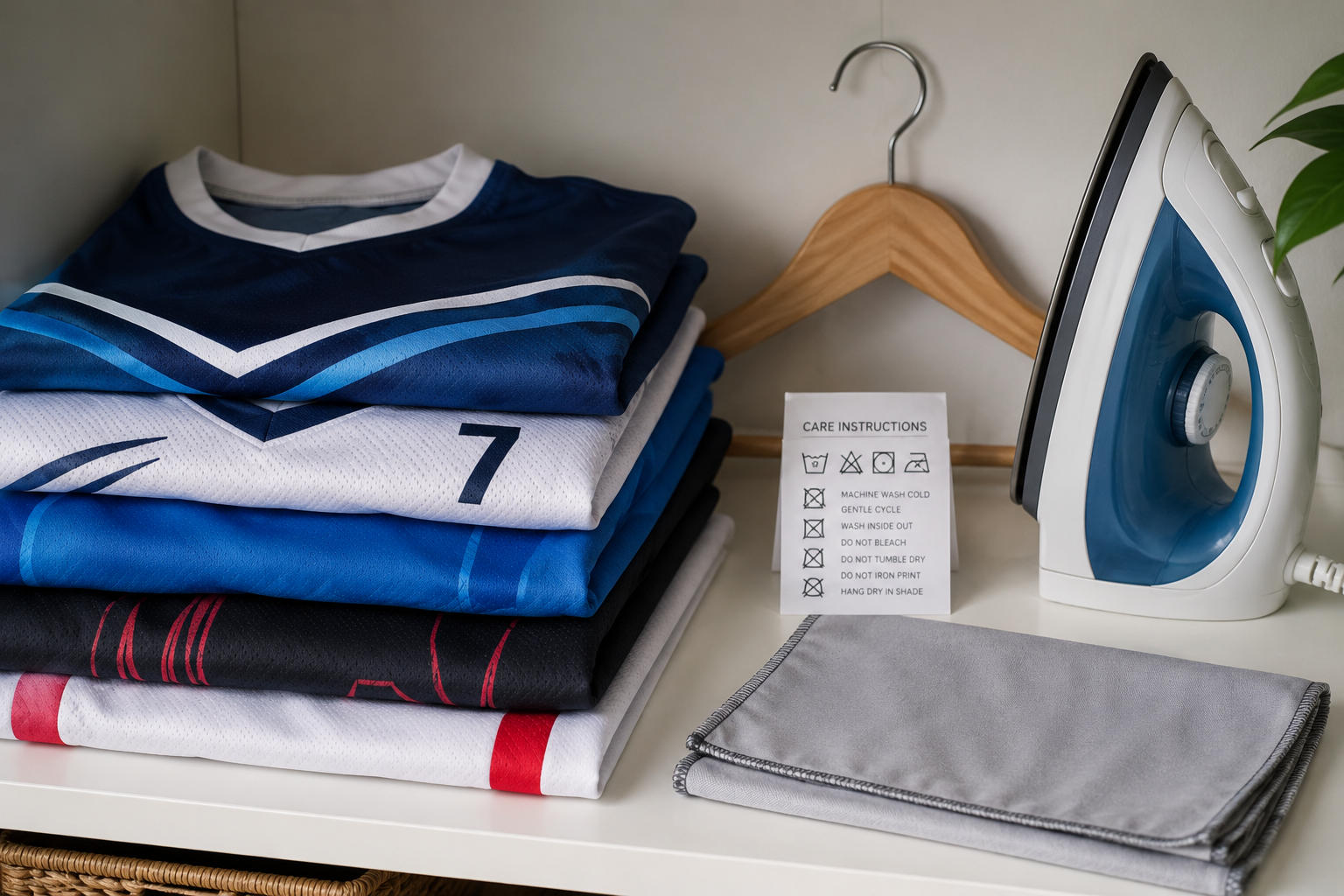 Everyday Care for Printed Sports Shirts