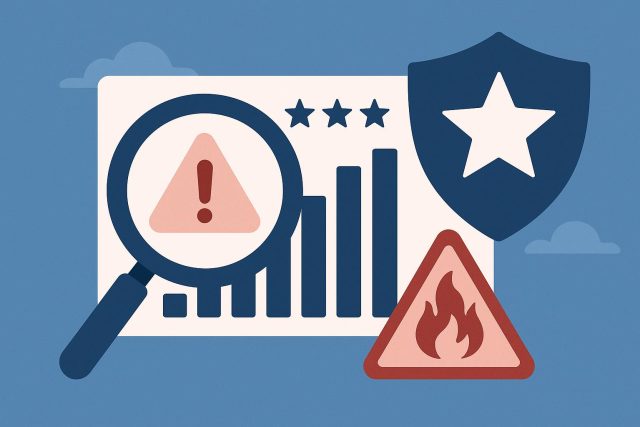 Brand monitoring dashboard with real-time risk alerts and analytics to detect reputation threats