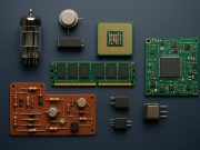 Modern computer hardware components showcasing technological innovation and evolution in design