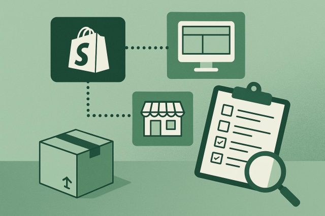 Shopify Plus for Multi-Channel Brands: The Scoping Questions Merchants Skip Shopify Plus dashboard illustrating multi-channel brand integration and strategic planning
