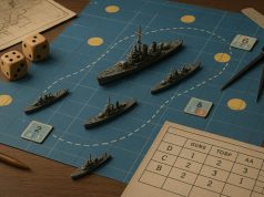 Naval ships and fleet formations representing strategy in historical naval wargames