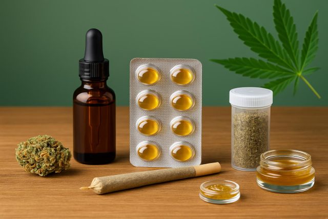 What Matters When Selecting the Right Cannabis Product Format in Tallahassee Various cannabis product formats displayed, highlighting options for consumers in Tallahassee