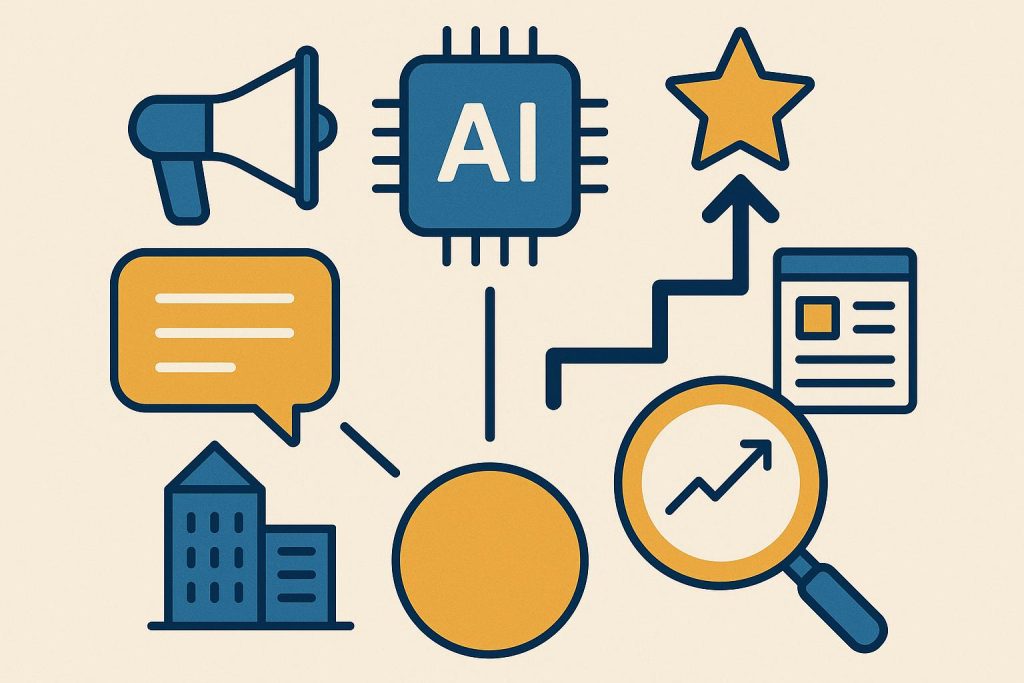 Digital marketing strategies enhancing brand authority and mentions in AI-powered search engines