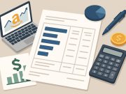 Amazon seller dashboard showing weekly sales analytics and performance metrics template