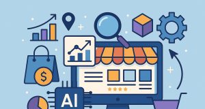 AI-powered commerce visibility platform dashboard showcasing analytics and performance metrics