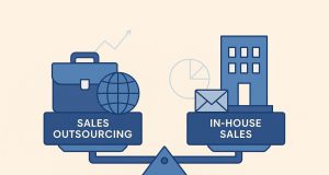 Comparison of outsourced sales teams and in-house sales strategies for business decision-making