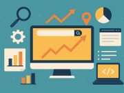 Why Online Visibility Matters: Search Engine Optimisation Services Sydney Businesses Should Consider Sydney skyline with digital marketing icons highlighting search engine optimisation for businesses