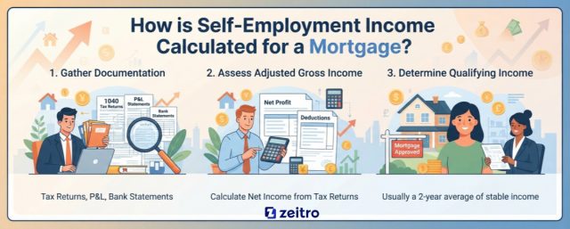 How is Self-Employment Income Calculated for a Mortgage?