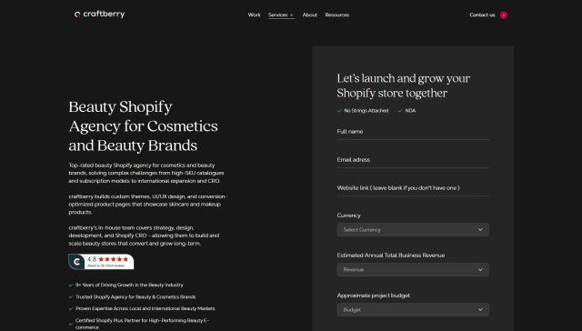 The 10 Best Shopify Agencies for Beauty Brands in 2027 Image 1 Image 1 of The 10 Best Shopify Agencies for Beauty Brands in 2027