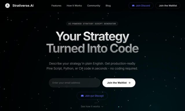 Image 1 of Strativerse.Ai Targets the Next Generation of AI-Powered Trading Automation