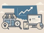 Oklahoma business storefronts showcasing effective local SEO strategies and digital marketing success
