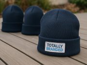 Cosy and Practical: Keeping Your Team Warm with Totally Branded Beanie Hats Branded beanie hats displayed as cozy winter teamwear for workplace warmth and branding.