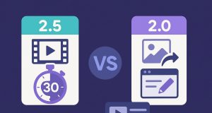 Seedance 2.5 and 2.0 comparison showcasing 30-second video, references, and editing features
