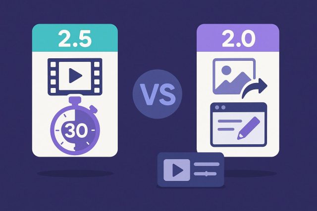 Seedance 2.5 vs 2.0: 30-Second Video, References and Editing Explained Seedance 2.5 and 2.0 comparison showcasing 30-second video, references, and editing features