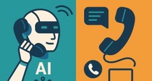 AI-powered customer service tools compared to traditional agent support in business communication