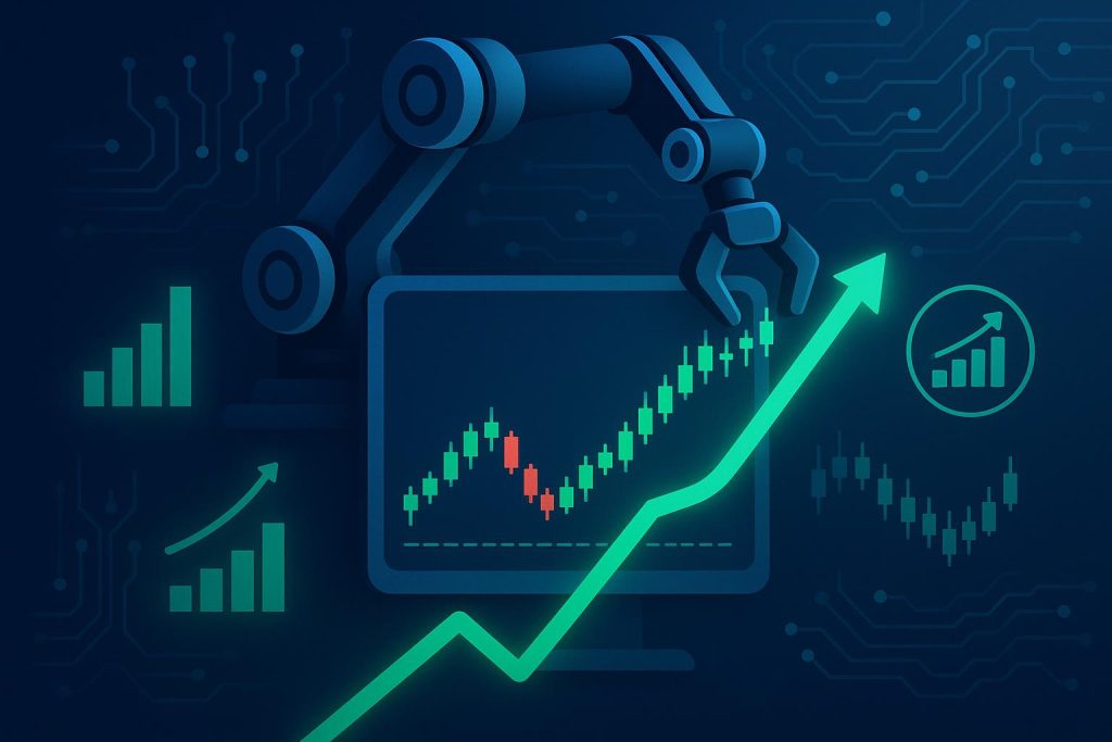 Abstract representation of algorithmic trading processes in synthetic indices automation