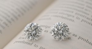 Close-up of diamonds showcasing varying clarity grades for buying decision guidance