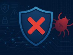 Firewall illustration with digital locks representing ineffective cybersecurity defenses