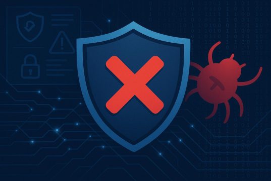 Firewall illustration with digital locks representing ineffective cybersecurity defenses