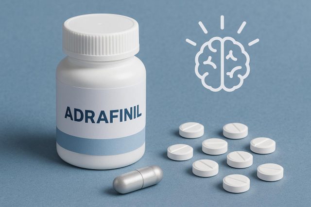 Adrafinil: Understanding Its Amazing Effects | Wakefulness Support Adrafinil supplement capsules emphasizing wakefulness, energy, and cognitive support benefits
