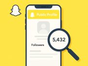 How to Check Snapchat Followers Count of Public Profiles Snapchat app showing public profile followers count on smartphone screen