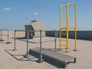 The Engineering Behind Safer Rooftop Maintenance Modern rooftop safety systems and guardrails designed for secure building maintenance