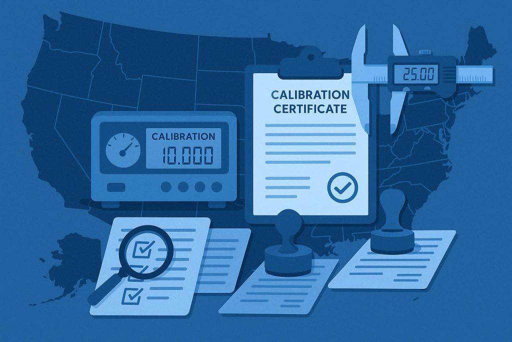 Calibration equipment and tools representing top U.S. calibration service companies for workflows