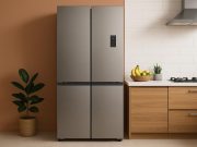 Modern Croma refrigerator in an Indian kitchen, highlighting features and design for home use