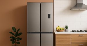 Modern Croma refrigerator in an Indian kitchen, highlighting features and design for home use