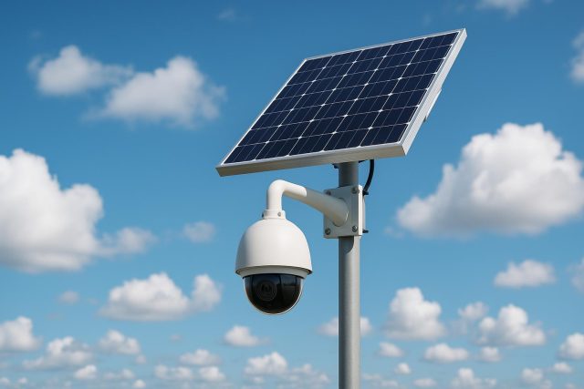 How a Solar CCTV Camera Can Support Reliable Security Monitoring Solar-powered CCTV camera mounted outdoors for enhanced security monitoring and surveillance.