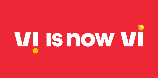 Vi new logo unveiling, symbolizing brand transformation and fresh identity for Vodafone Idea