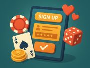 A Clear Guide to Social Casino Signup Offers Colorful social casino signup bonus chips and gift boxes illustrating promotional offers