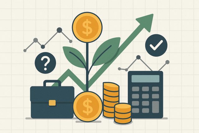 How to Make Smart Investments Stack of growing coins with a small plant symbolizing smart investment and financial growth