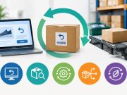 5 Best Practices for Handling Reverse Logistics in Ecommerce Warehouse workers sorting returned ecommerce packages for efficient reverse logistics management